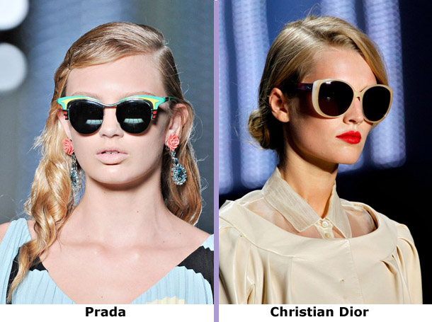 Модные солнцезащитные очки 2012 - контрасты