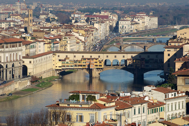 Флоренция - вид на город с площади Микеланджело