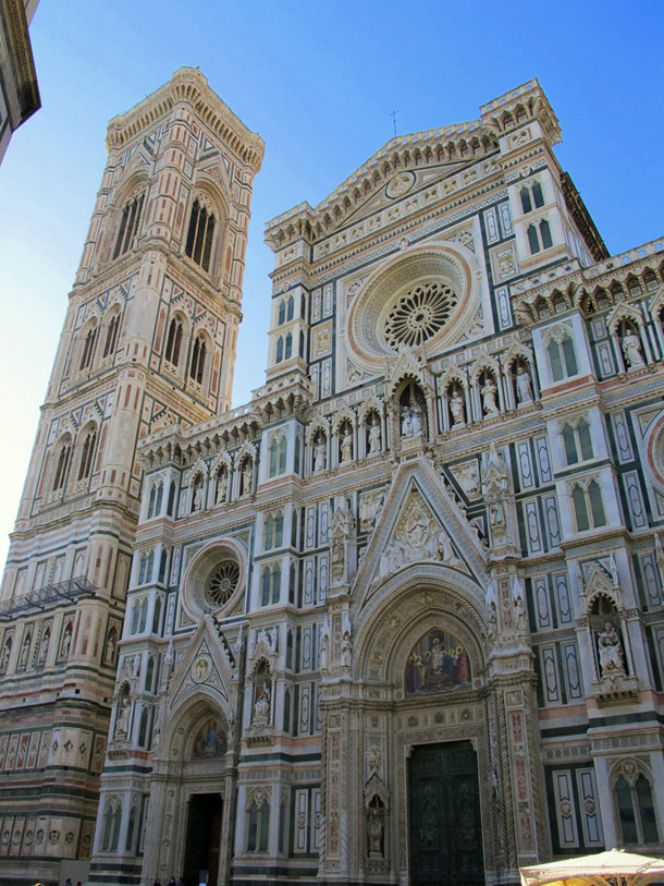 Город Флоренция - собор и башня Джотто