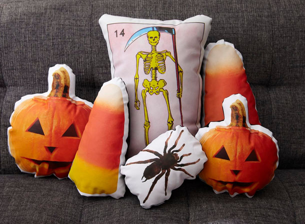 Дизайнерские подушки на Хэллоуин из серии La Muerte