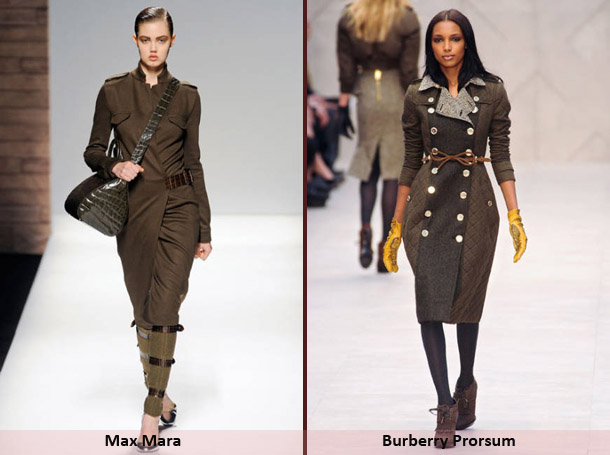 Модные тенденции осень-зима 2012-2013-милитари-2