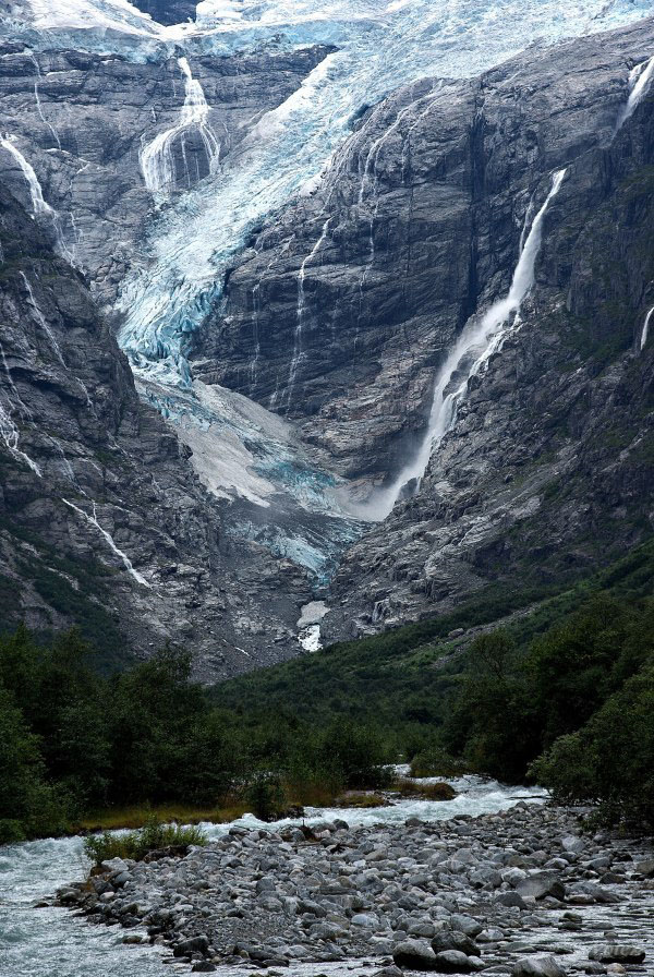 Путешествие в Норвегию - ледник  Kjenndalsbreen