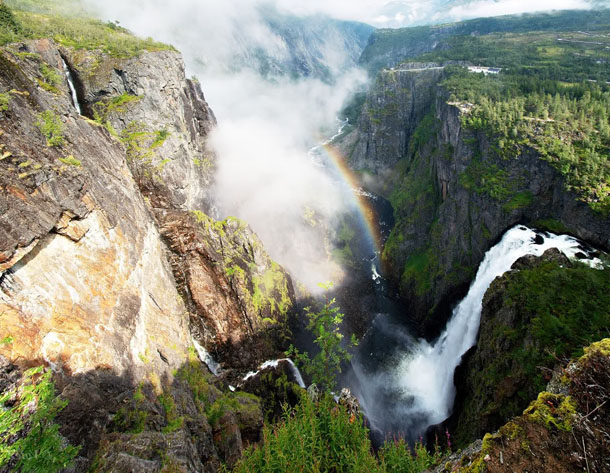 Путешествие в Норвегию водопад Ворингфоссен