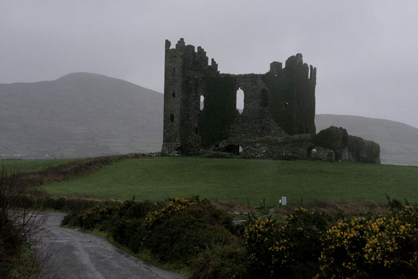 Путешествие в Ирландию -графство Керри - руины старинного замка