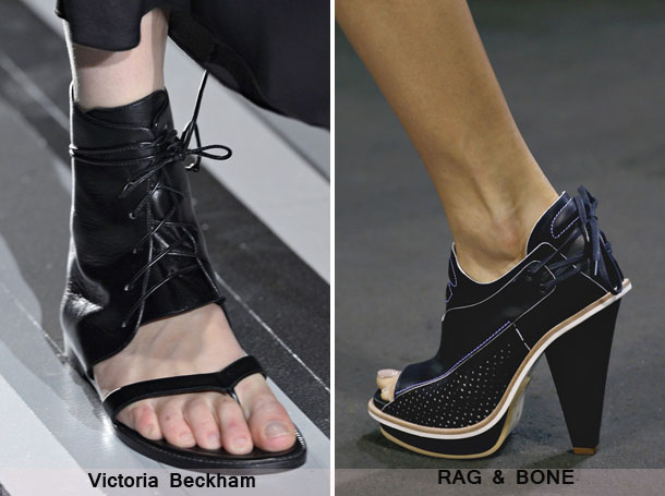 Модная женская обувь сезона весна-лето 2013 - туфли- и сандалии-ботинки