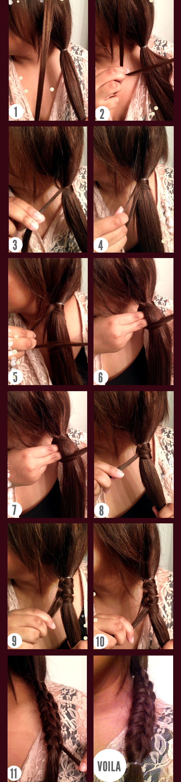 Простые прически фото-китайский ponytail
