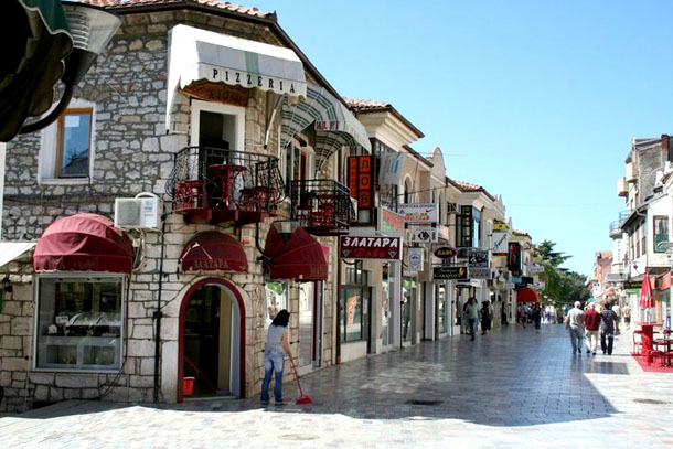 Пешеходная улица Охрида