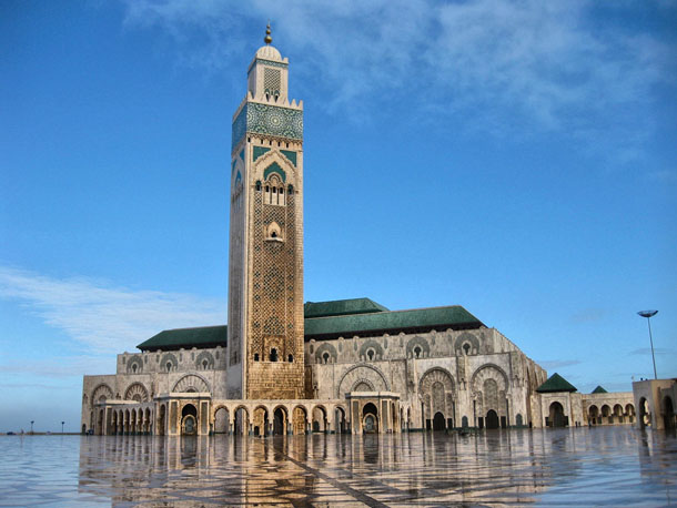 курорты марокко - касабланка мечеть хассана 2