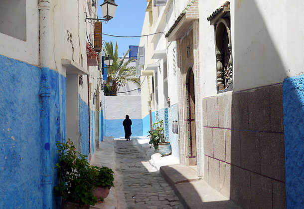 курорты марокко - рабат улицы медины
