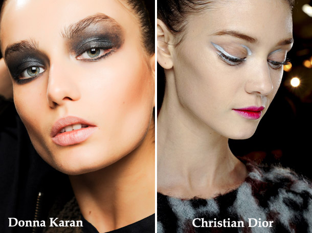 тенденции макияжа 2013-2014 - серебристый металлик