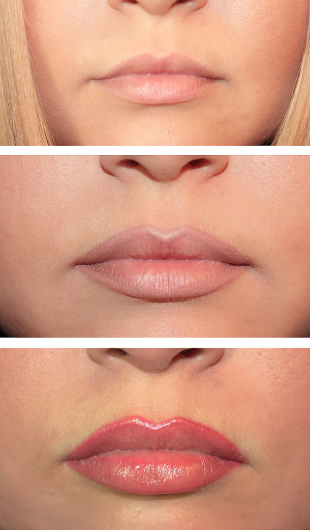 увеличение губ перманентным макияжем